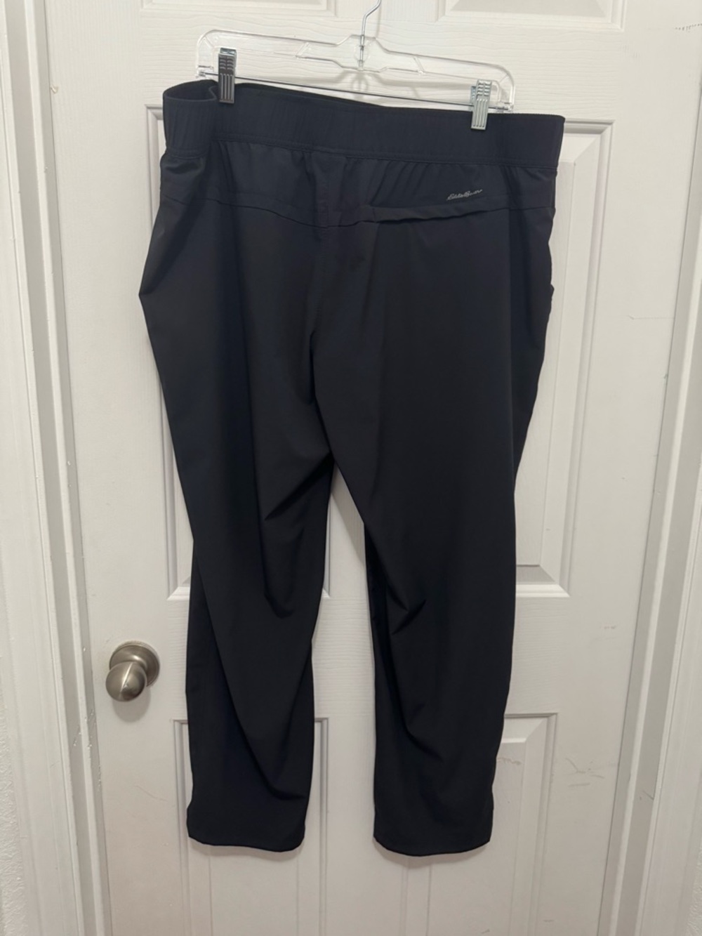 Eddie Bauer Black Straight-Leg Pull-On Pants - Picture 6 of 13